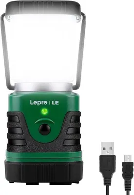 Immagine prodotto di Lampada da esterno a LED - Da appendere - Ricaricabile - Lampada da esterno per tenda