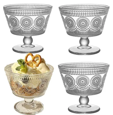 Productafbeelding van Set van 4 Glazen IJs Schalen 260ml voor Desserts