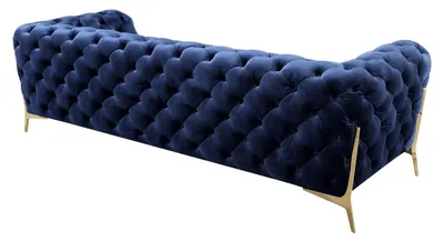 Produktbild von Luxus Textil Stoff Sofa Couch Polster Sitz 3+2 Garnitur Chesterfield Garnituren