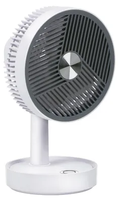 Image de Ventilateur de table Lifetime Air USB-C - Mini-ventilateur silencieux à 3 vitesses avec fonction oscillante - Petit ventilateur rechargeable - 13,5 x 13 x 22 cm