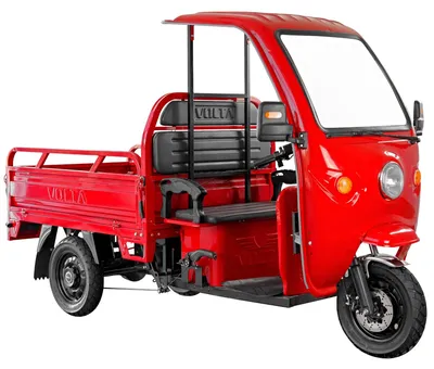 Produktbild von Volta VT5 Lasten E-Roller Kabine 3-Rad Elektro-Roller 3.9kW 60KM Reichweite ECE, Höchstgeschwindigkeit:25 km/h, Fahrzeugfarbe:Rot