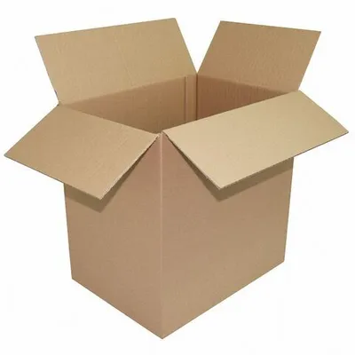 Produktbild von 50x Faltkarton 350x250x(200)-350mm mit variabler Höhe 1-wellig Dickwelle Din A4+ braun