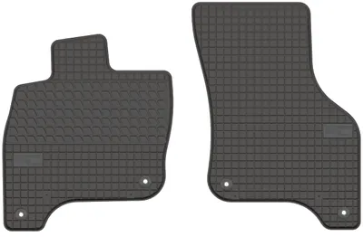 Image de Tapis avant en caoutchouc pour VW eGolf 2014-2019 (hayon) – 2 pièces, noirs, sur mesure