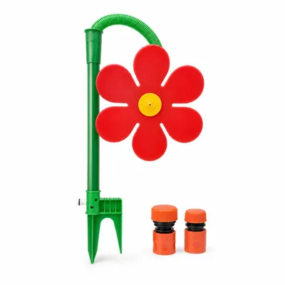 Produktbild von Rotierender Garten Sprinkler 360 Grad PP ABS Wasser Spielgerät für Kinder Hunde Rasen Bewässerung dekorativer Sommer Sprinkler