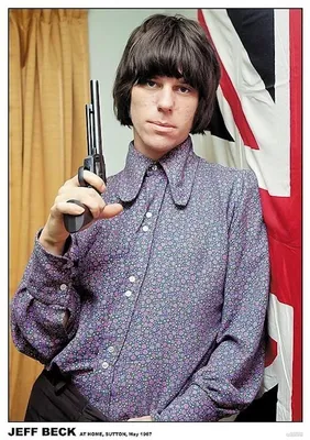 Image de Jeff BECK - Sutton - Mai 1967 - Affiche Poster - 59x84cm