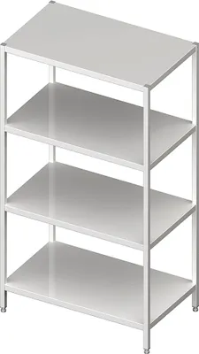 Produktbild von Regal mit glatten Böden 1200x700x1800 mm, verschweißt