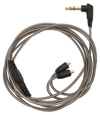 Produktbild von Ersatz-Kopfhörerkabel, verzinntes Kupfer, HiFi-3,5-mm-Sound-Buchse, MMCX-Kopfhörer-Winkelstück für SE425 UE900AM PRO30, 1,9 m