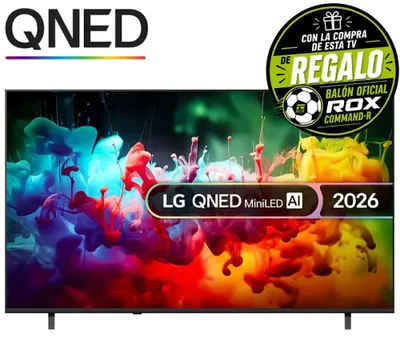 Produktbild von LG QNED 75QNED72B6A, 190,5 cm (75"), 4K Ultra HD, QNED, Smart-TV, Schwarz