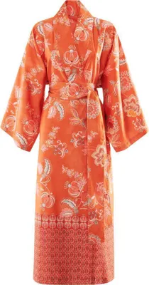 Produktbild von Bassetti Mako-Satin-Kimono CHIAIA Farbe R1 TANGERINE Größe S-M