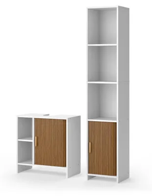 Obrázok produktu pre Súprava kúpeľňového nábytku Vicco Norea dub/biely 2-dielna, Model 65828