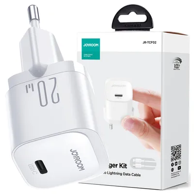 Produktbild von Mini Usb C 20W Ladegerät Pd Joyroom Jr-Tcf02 - Weiss