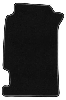 Produktbild von Fahrermatte Velours für Honda CRX DelSol 1992-1997 (Coupé/Cabrio) – 1-tlg, Schwarz, passgenau – Wielganizator BASIC