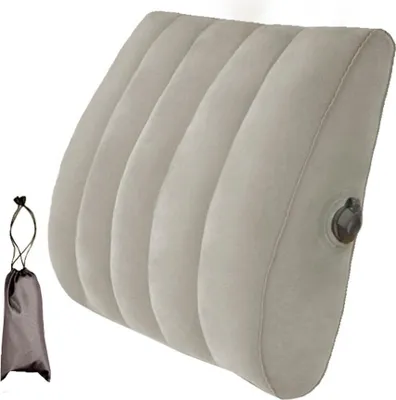 Immagine prodotto di Cuscino lombare, Gonfiabile, Portatile, Regolabile, Per ufficio, auto, aereo, Ergonomia