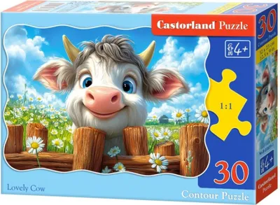 Zdjęcie produktu dla CASTORLAND Puzzle Piękna krowa 30 elementów