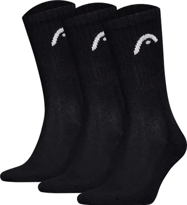 Produktbild von HEAD Unisex Socken, 3er Pack - All Sport Training Crew, Sportsocken, Logo Schwarz 39-42