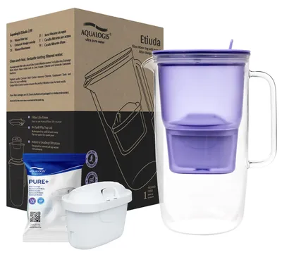 Obrázok produktu pre sklenená filtračná kanvica Etiuda, levanduľová 2.9 L
