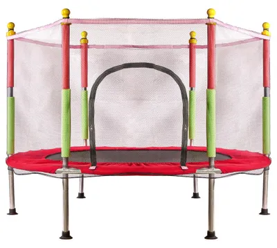 Produktbild von Kindergartentrampolin 140cm rot