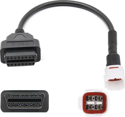 Produktbild von F94C 30cm OBD2 Diagnose Adapter Kabel 4-Pin passend für YAMAHA Motorrad – Fehler auslesen & löschen