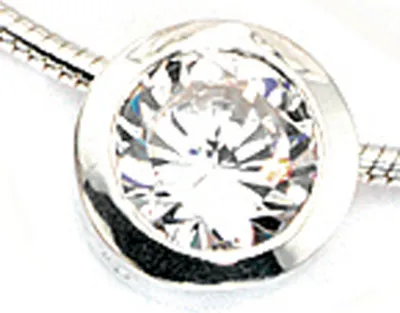 Produktbild von JOBO Anhänger 925 Sterling Silber 1 Zirkonia