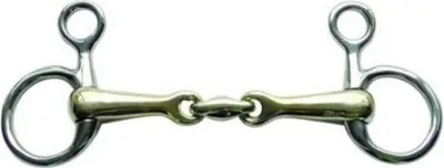 Produktbild von HKM Bauchergebiss Argentan, 16 mm mit Edelstahlringen