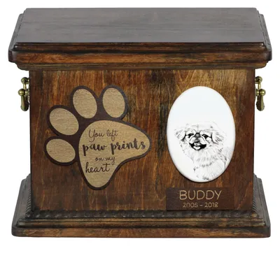 Obrázek produktu pro Pekinézský psík - popel na popel psa, personalizovaná popel s fotografií, popel s fotografií psa značky Art-Dog