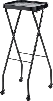 Produktbild von Platzsparender Klapp-Servierwagen 37x42x88 cm, nur 12 cm Tiefe zusammengeklappt