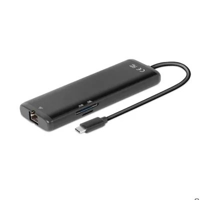 Image de Club3d CLUB3D USB Gen 1 Type-C 8-en-1 MST Double écran 4K60Hz Station d'accueil de voyage