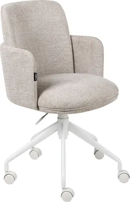 Produktbild von BELIANI Bürostuhl mit Stoffbezug drehbar sitzhöhenverstellbar beige