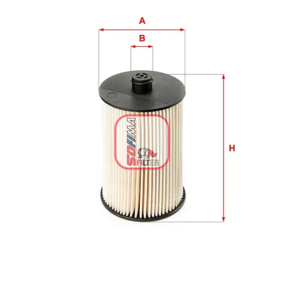 Produktbild von Kraftstofffilter SOFIMA S 6018 NE für VOLVO V70 II (285) Filtereinsatz