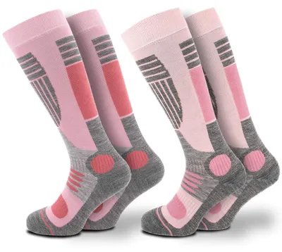 Image de Lot de 2 paires de chaussettes de ski pour femmes