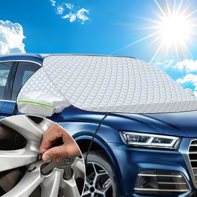Imagen del producto de Protector solar para parabrisas, 230 x 128 cm, con protección UV, para vehículos