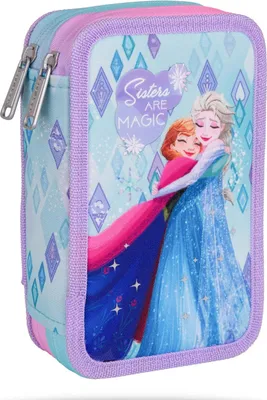 Produktbild von McNeill Federmäppchen Jumper 2 Pencil Case with Two Compartments Frozen türkis