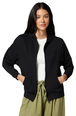 Obrázek produktu pro Dámská mikina s kapucí a zipem značky Tommy Hilfiger, černá (modrá)