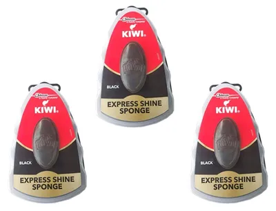 Productafbeelding van Schoenspons - Zwart - 3 Stuks