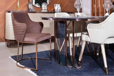 Produktbild von Komplette Esszimmer Essgruppe Essecke Tisch Stühle Braun Set 7tlg Holz