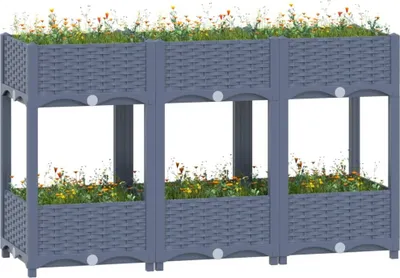 Zdjęcie produktu dla The Living Store Podwyższone łóżko 120x40x71 cm Polipropylen