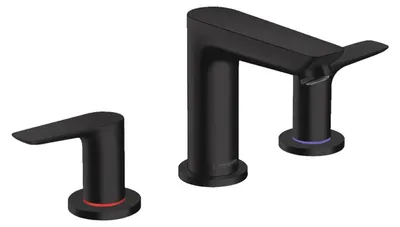 Produktbild von hansgrohe 3-Loch Waschtischarmatur TALIS E schwarz matt 71733670