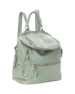 Produktbild von BZNA Ben Salvia Rucksack Backpacker Designer Uni Lederrucksack
