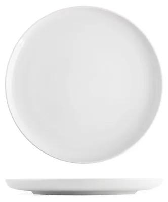 6er-Set Porzellanteller, weiß, 27 cm, spülmaschinenfest