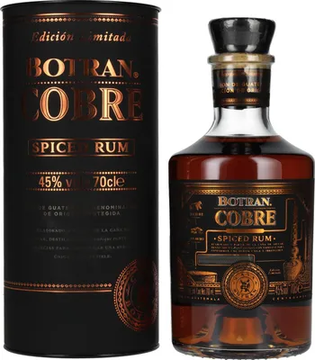 Produktbild von Botran Ron COBRE Spiced Rum Edición Limitada 45% Vol. 0,7l in Geschenkbox