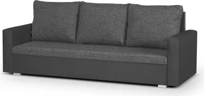 Produktbild von 3-Sitzer-Sofa mit Schlaffunktion HUBERT - Grau/grau