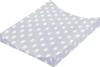 Produktbild von Julius Zöllner Wickelauflage 2-Keil Mulde 50x65 cm Folie Sterne grau