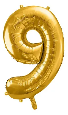 Zdjęcie produktu dla PartyDeco FB1M-9-019, Zabawka - balon, Folia, Złoto, Monochromatyczny, Uniwersalne, Uniwersalne