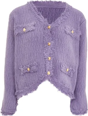 Produktbild von NALLY damen strickjacke - lila, M