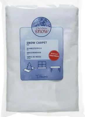 Produktbild von Kaemingk Schneedecke Filz weiß 250 x 100 cm