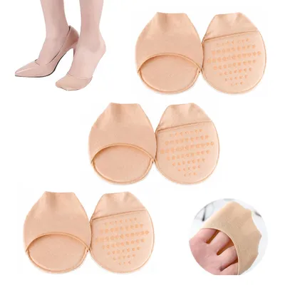 Produktbild von Ballensocken Damen mit Polsterung, unsichtbare Halbsohlen zur Entlastung bei High Heels, Pumps & Alltagsschuhen
