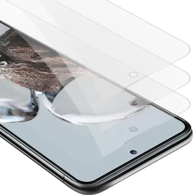 Immagine prodotto di Cadorabo 3x Pellicola protettiva per Xiaomi RedMi A1 in CRYSTAL CLEAR Vetro protettivo temperato per display
