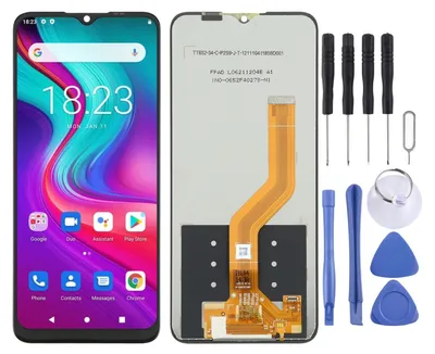 Image de Pour Doogee X96 écran Full LCD sans cadre unité de réparation noir remplacement nouveau