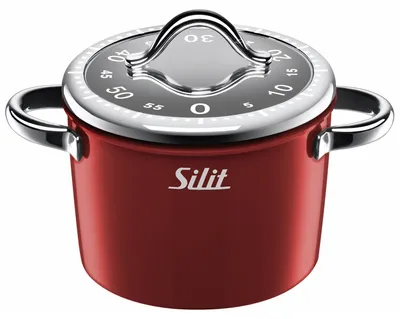Productafbeelding van Silit Vitaliano, rode/roze thermometer, 5 cm, kunststof.