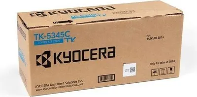 Produktbild von KYOCERA TK-5345C Original-Tonerkartusche Cyan – 9.000 Seiten für TASKalfa 352ci